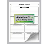 Bacteriology Notes Taking Book: Study Note Logbook for Veterinary, Medical & Science Students | Capture Important Facts About Every Microbe | 100 Pages