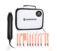 Bactosfera Darsonval Alta Frequenza Viso Professionale con 11 Elettrodi e Borsa - Macchinario Elettrostimolatore Faccia e Corpo, Ossigenoterapia per Ringiovanimento e Acne - Trattamento Antirughe