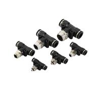 BACYDLPL Connettori pneumatici BSPT M5 1/8", 1/4", 3/8", 1/2", 10 pezzi PC6-M5 SL8-01 PL4-02, raccordi rapidi a pressione per impianti idraulici(PC4,02)