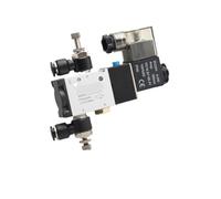 BACYDLPL Elettrovalvola pneumatica ad aria compressa 3/2 3V210-08NC normalmente chiusa 3V110-06NC 3V310-10NC, valvola magnetica a gas a controllo elettrico 3V410-15NC(3V210-08NC,AC220V)