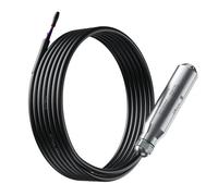 BACYDLPL Trasmettitore di Livello del Liquido Sensore di Livello dell'Acqua da 10 Metri a 50 Metri Sonda 304SS Uscita 4-20 mA 0-10 V RS485(2*MRange10*MCable,0-3.3V)