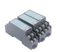 BACYDLPL Trasmettitore isolatore di segnale di tensione CA 24 V CC, 1 ingresso, 1 uscita, ingresso CA 0-1000 V, 4-20 mA, uscita 0-10 V, condizionatore di segnale di tensione (DC12 V Power Supply_0-10