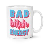 Bad Bitch Energy Tazza In Ceramica 10oz Bianca Idea Regalo