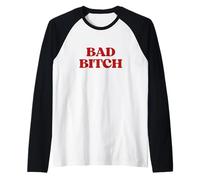 Bad Bitch Y2k Aesthetic Trendy Maglia con Maniche Raglan