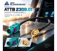 Bad Blankenburg ATTB 2308.01 cavo adattatore 0,2 metri Fakra-M SMA-M, RG58
