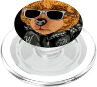 Bad Boy Funny Teddy Bear Illustration Graphic Design Style PopSockets PopGrip per MagSafe