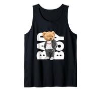 Bad Boy Tee Shirt, Funny Teddy Bear Graphic Design Style Fun Canotta