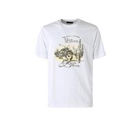 bad boys T-shirt in cotone da uomo con stampa - bianco