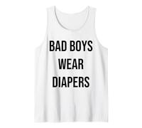 Bad Boys Wear Pannolini Citazione Canotta