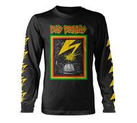 Bad Brains Maglietta Stampa sulla Manica Manica Lunga Adulto Unisex (PH4637)