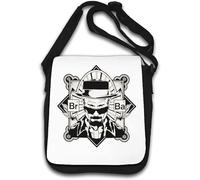 Bad Chemist - Borsa a tracolla, colore: Bianco