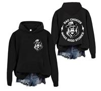 Bad Choices Make Good Stories Felpa con cappuccio divertente scimmia a maniche lunghe con grafica per donne e uomini, Nero , 3XL