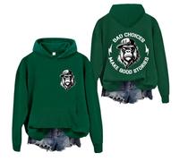 Bad Choices Make Good Stories Felpa con cappuccio divertente scimmia a maniche lunghe con grafica per donne e uomini, Verde, L