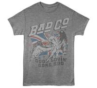 Bad Company - Good Lovin Flag - T-Shirt Adulto - Grigio Melange