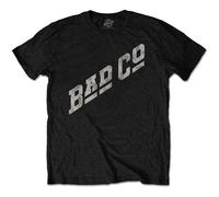 Bad Company Maglietta Slant Logo Unisex Black S