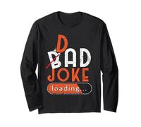 Bad Dad Joke Caricamento Festa del papà Divertente papà Scherzi Maglia a Manica