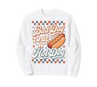 Bad Day To Be A Hot Dog Funny BBQ 4th of July Felpa