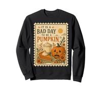 Bad Day to Be a Pumpkin Funny Fall Felpa