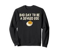 Bad Day To Be Green A Deviled Egg Divertente Cena del Ringraziamento Felpa