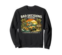 Bad Decisions Tour: Skeleton Beach Vacation, Divertente Umorismo Oscuro Felpa