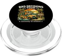 Bad Decisions Tour: Skeleton Beach Vacation, divertente umorismo oscuro PopSockets PopGrip per MagSafe