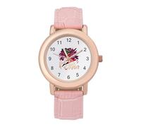 Bad Girl Coven - Orologio da polso da donna, con cinturino in pelle, stile casual, con tre lancette