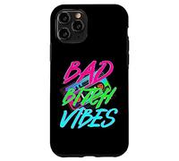 Bad Girl Vibes Retro Gen Z Y2K Vaporwave Trendy Colorato anni '80 Custodia per iPhone 11 Pro