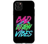 Bad Girl Vibes Retro Gen Z Y2K Vaporwave Trendy Colorato anni '80 Custodia per iPhone 11 Pro Max