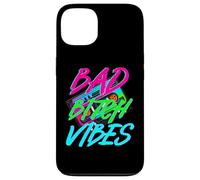 Bad Girl Vibes Retro Gen Z Y2K Vaporwave Trendy Colorato anni '80 Custodia per iPhone 13