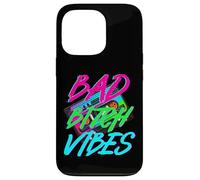 Bad Girl Vibes Retro Gen Z Y2K Vaporwave Trendy Colorato anni '80 Custodia per iPhone 13 Pro