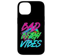 Bad Girl Vibes Retro Gen Z Y2K Vaporwave Trendy Colorato anni '80 Custodia per iPhone 14