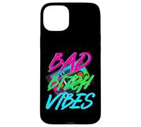 Bad Girl Vibes Retro Gen Z Y2K Vaporwave Trendy Colorato anni '80 Custodia per iPhone 15 Plus