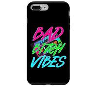 Bad Girl Vibes Retro Gen Z Y2K Vaporwave Trendy Colorato anni '80 Custodia per iPhone 7 Plus/8 Plus