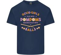 Bad Girls Giocano Con Le Palline Da Biliardo 9-Ball Maglietta Per Bambini