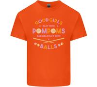 Bad Girls Giocano Con Le Palline Da Biliardo 9-Ball Maglietta Per Bambini