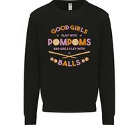 Bad Girls Giocano Con Palline Da Biliardo 9-Ball Uomo Felpa Maglione
