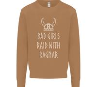 Bad Girls Raid Con Ragnar Vikings Valhalla Uomo Sweatshirt Jumper
