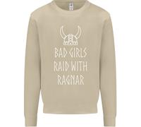 Bad Girls Raid Con Ragnar Vikings Valhalla Uomo Sweatshirt Jumper