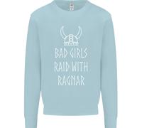 Bad Girls Raid Con Ragnar Vikings Valhalla Uomo Sweatshirt Jumper