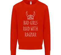 Bad Girls Raid Con Ragnar Vikings Valhalla Uomo Sweatshirt Jumper