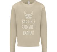 Bad Girls Raid Con Ragnar Vikings Valhalla Uomo Sweatshirt Jumper