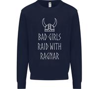 Bad Girls Raid Con Ragnar Vikings Valhalla Uomo Sweatshirt Jumper