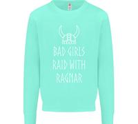 Bad Girls Raid Con Ragnar Vikings Valhalla Uomo Sweatshirt Jumper
