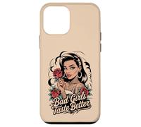 Bad Girls Taste Better, amante dei tatuaggi, per donne vintage, Halloween Custodia per iPhone 12 mini