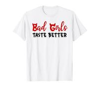 Bad Girls Taste Better Unholy Nun Dark Romance Sexy Women Maglietta