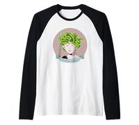 Bad Hair Day Fantasy Medusa per i Fan della Mitologia Greca Maglia con Maniche Raglan