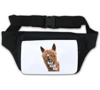 Bad Hair Day Lama Funny Art Marsupio Bianco