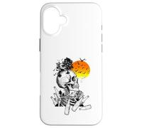 Bad Hangover Skeleton Tree Art per gli amanti delle feste Custodia per iPhone 16 Plus