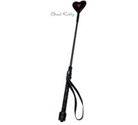 Frustino frusta nero forma di cuore alta qualità di Bad Kitty in elegante look