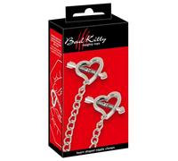 Bad Kitty Bad Kitty Capezzolo a forma di cuore Argento